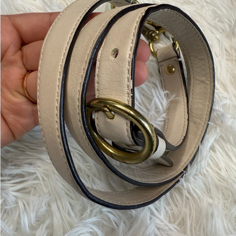COACH Cream Gold Replacement Strap - Picture 6 of 6